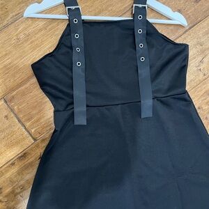Elegant Black Sleeveless Dress